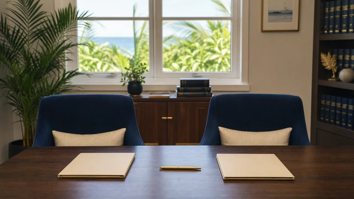 Representative modern private consultation setting